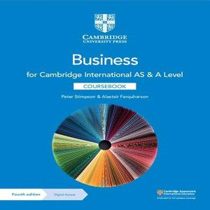 Cambridge International AS & A Level Business Coursebook with Digital Access by Peter Stimpson